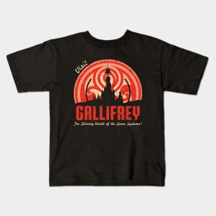 Visit Gallifrey - V2 Kids T-Shirt